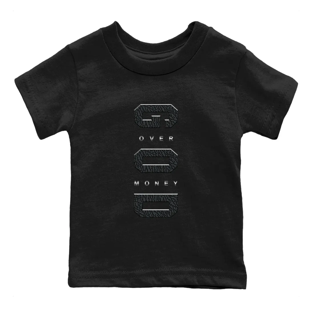 - Jordan Sneaker SNRT Over Tees 3 Secure packaging Money Premium God Black Cat Kids Air