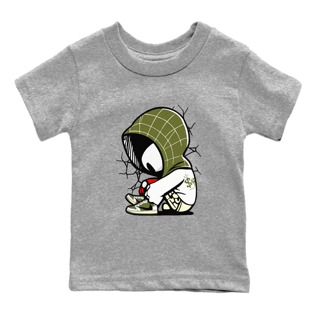 - Medium Baby Scott Kids Trusted vendor 1 Tees Sneaker Air Olive Smart-powered Travis SNRT Jordan Spider