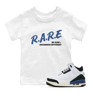 - Sneaker Rare x Air 3 Be Maniere Jordan Kids SNRT Ma Blue Different Large-scale promotion A Diffused Uncommon Top-quality at low price Tees