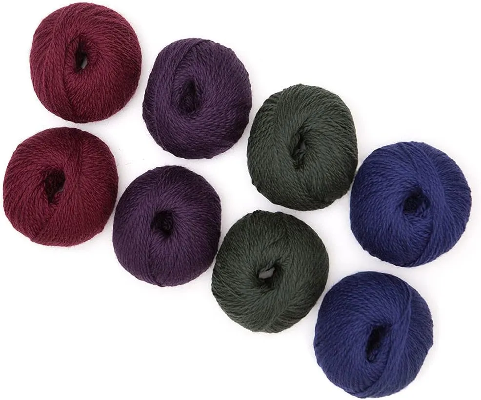 100% Highland Wool Yarn - Sourced Directly from Peru - Heavenly Soft and Perfect for Knitting and Crocheting (Worsted, Ash Gray)