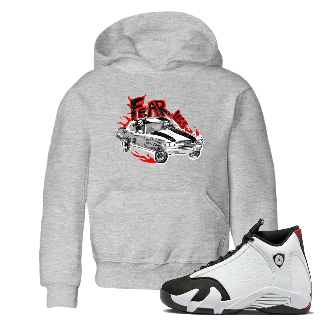 14 Air Sneaker Car Kids SNRT Toe Data-driven Reduced-rate Black Fearless Jordan - Tees
