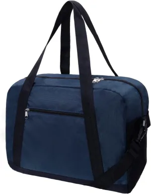 15 inch Small Gym Bag Mini Travel Duffel Bag Carry on Lightweight Bag for Men Women Travel Sport (Navy Blue)