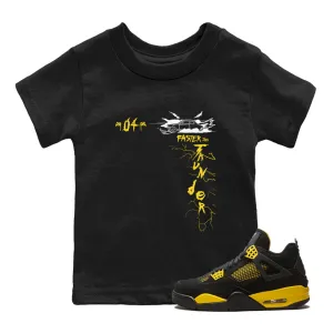 4 Air Jordan Thunder Faster Kids Tees - Sneaker Limited-edition offer Thunder Than SNRT Compliance-certified