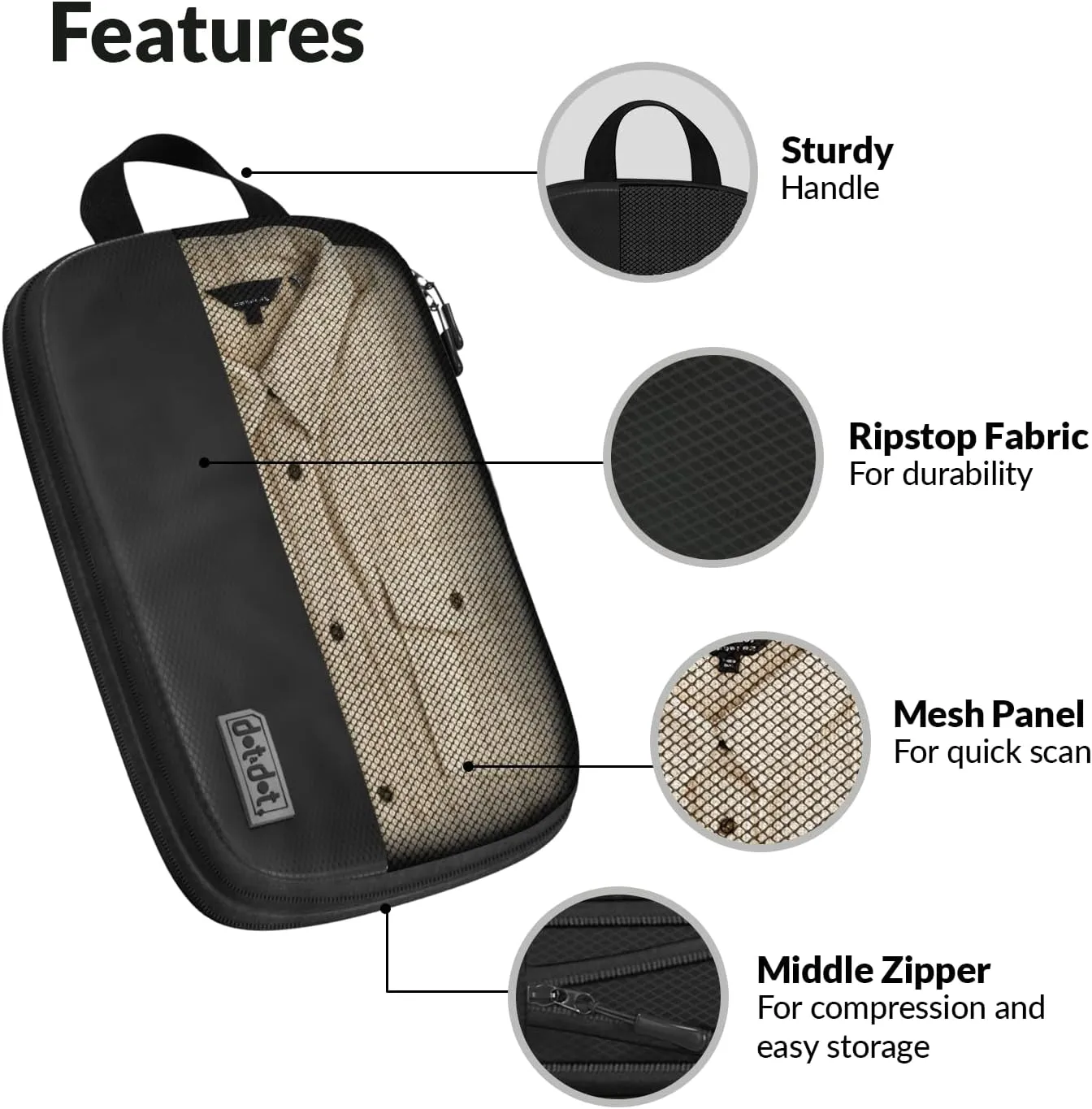 4pc Large Compression Packing Cubes for Suitcases - Carry-on Packing Cubes - Compression Packing Cubes for Carry on Suitcase Compression - Luggage Packing Compression Bags for Travel