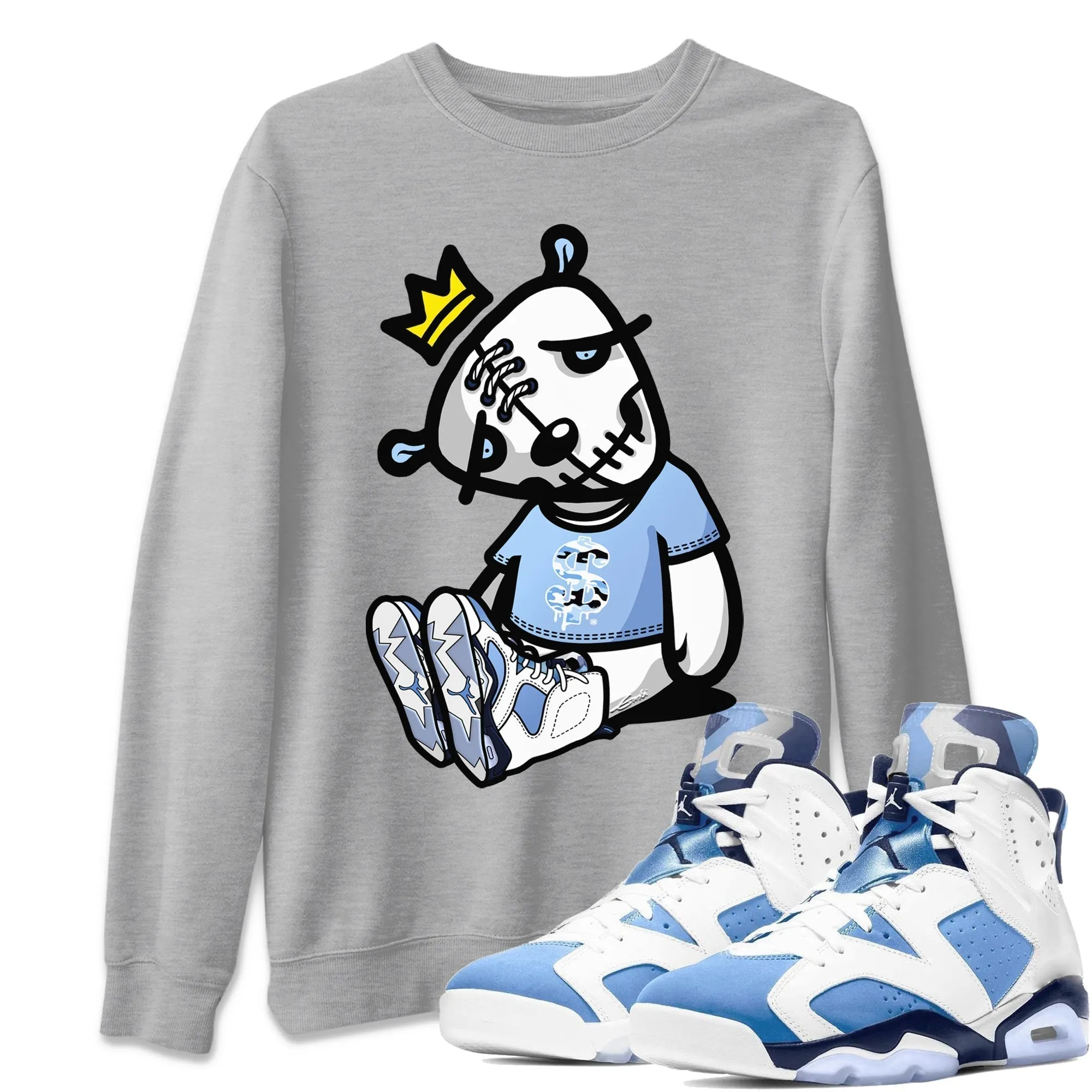6 Unisex Tops Endless variety Dead Jordan UNC Air - Stylish Dolls