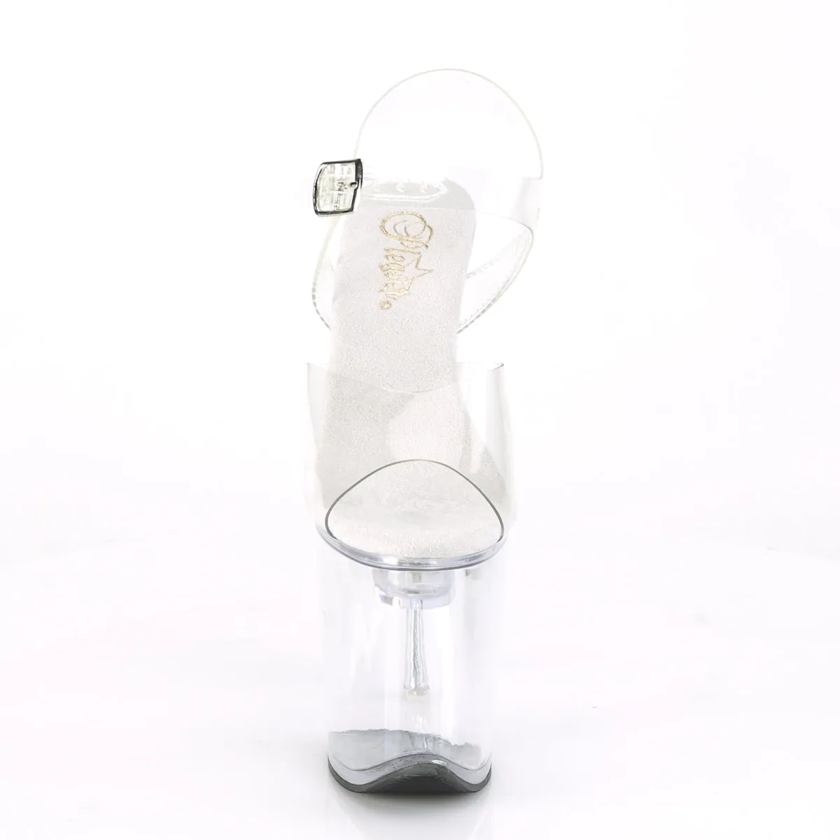 8 Inch Heel FLASHDANCE-808 Clear