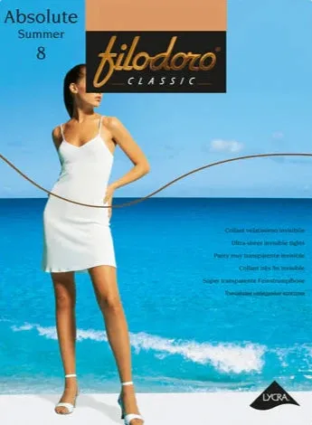 ABSOLUTE SUMMER 8 ULTRA-SHEER PANTYHOSE