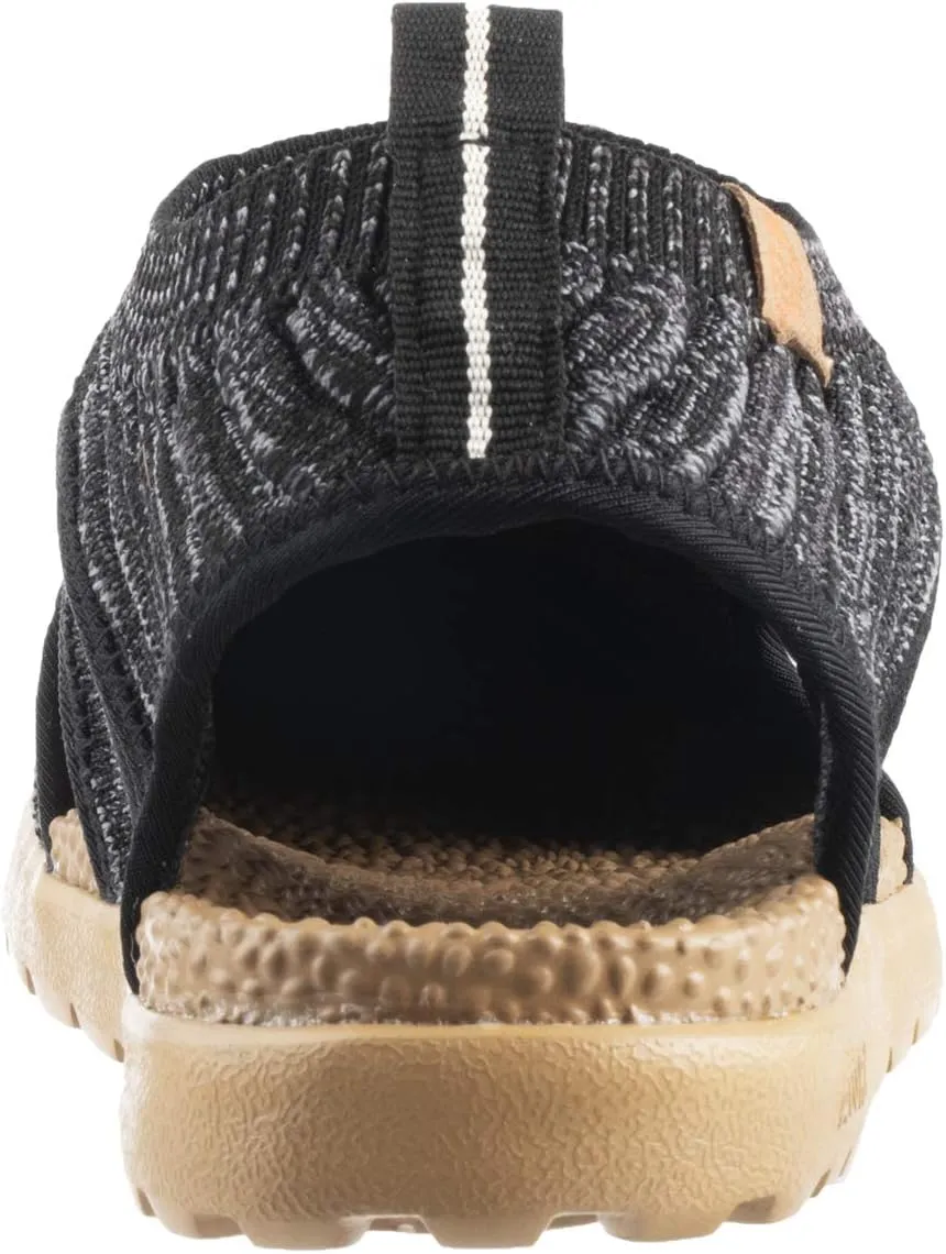Acorn Women's Everywear Casco Sandal, lightweight with a cushioned footbed and a soft knit fabric