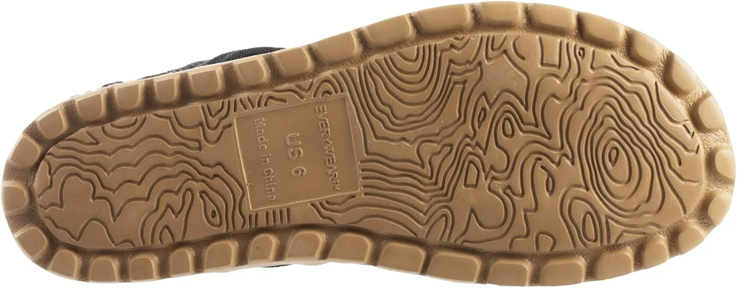 Acorn Women's Everywear Casco Sandal, lightweight with a cushioned footbed and a soft knit fabric