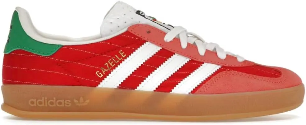 Adidas Originals Gazelle Indoor Mens Sneaker (Red Olympic, 8)