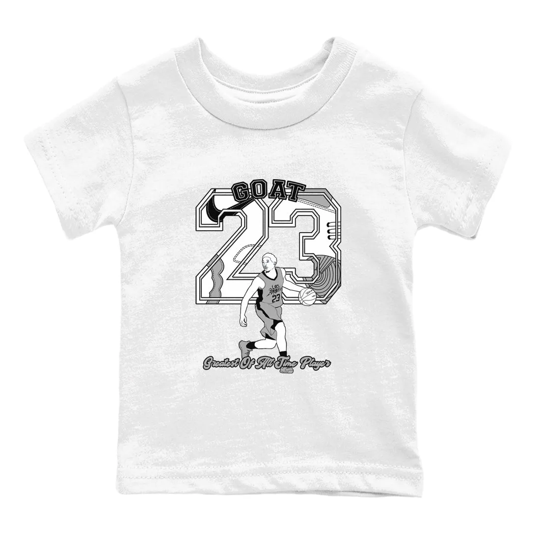 Air Customizable options Player Voice-activated Jordan Sneaker - Goat Grey 1 Wolf Tees Kids SNRT