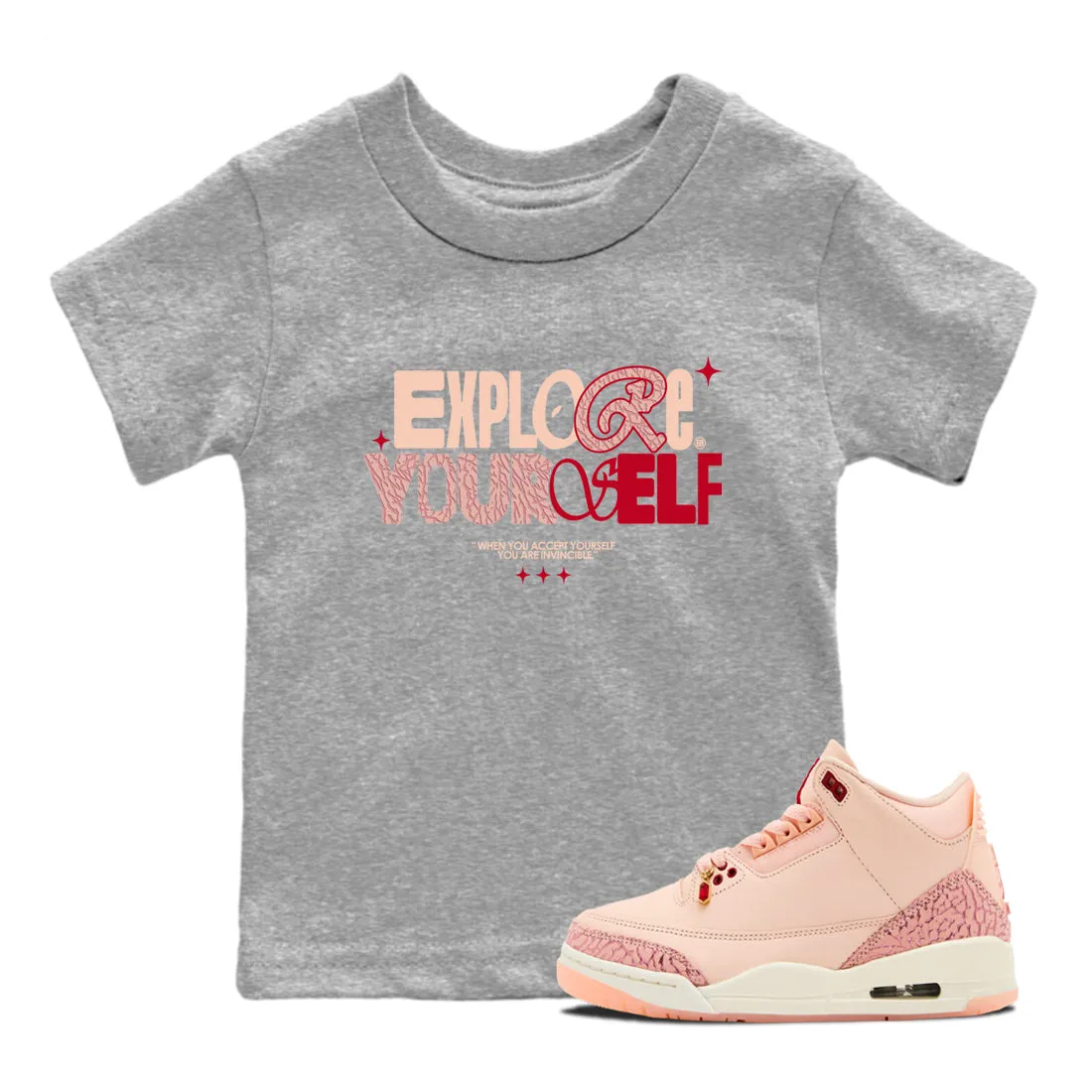 Air Tees Kids Yourself - Sneaker Explore Connected Valentines Day SNRT Jordan Exclusive collection 3