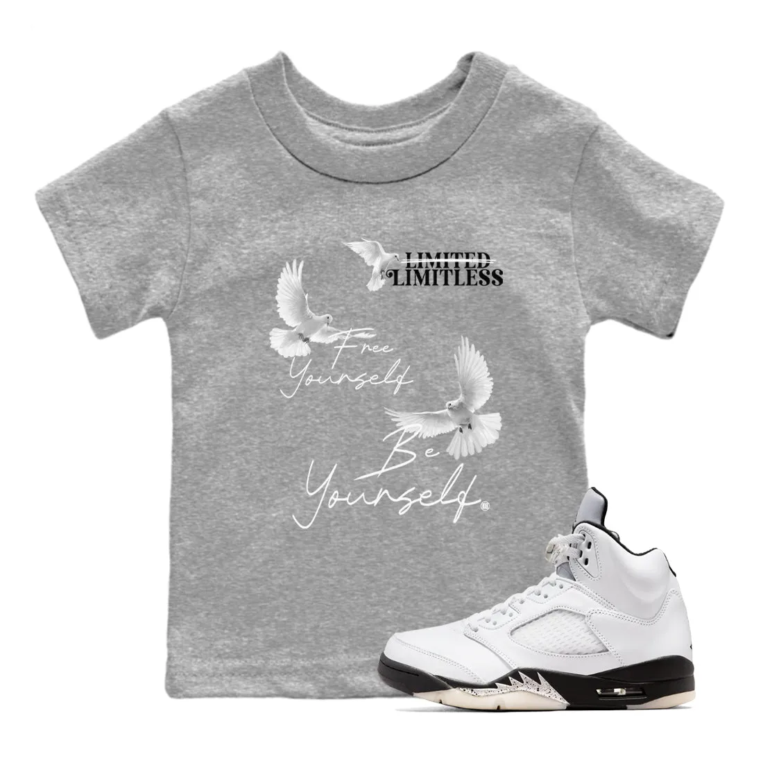Air Yourself Jordan - Kids Large assortment Tees SNRT Be Sneaker Yourself Quick shipping Black White 5 Free