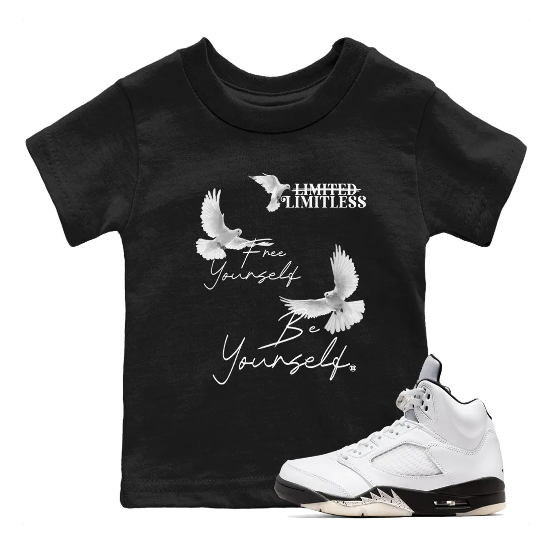 Air Yourself Jordan - Kids Large assortment Tees SNRT Be Sneaker Yourself Quick shipping Black White 5 Free