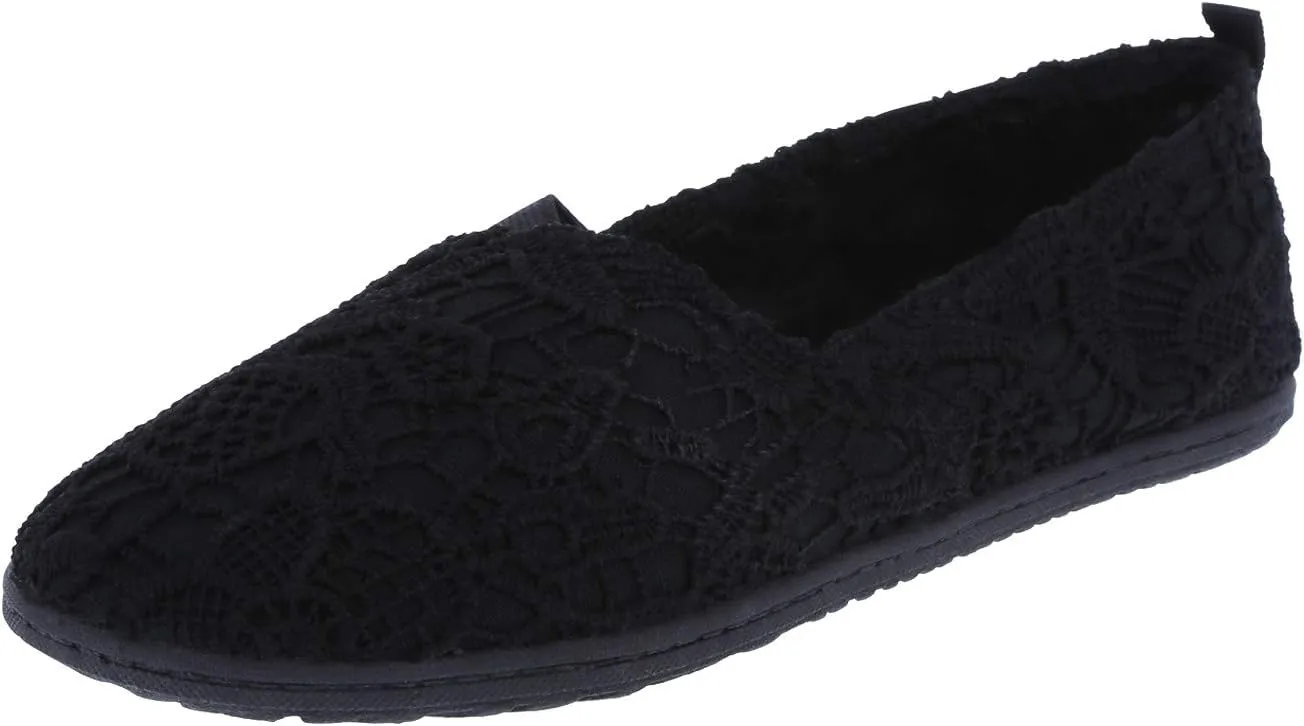 Airwalk Women's Black Crochet Women's Dream Slip-On 6.5 Regular