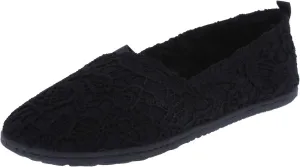 Airwalk Women's Black Crochet Women's Dream Slip-On 6.5 Regular