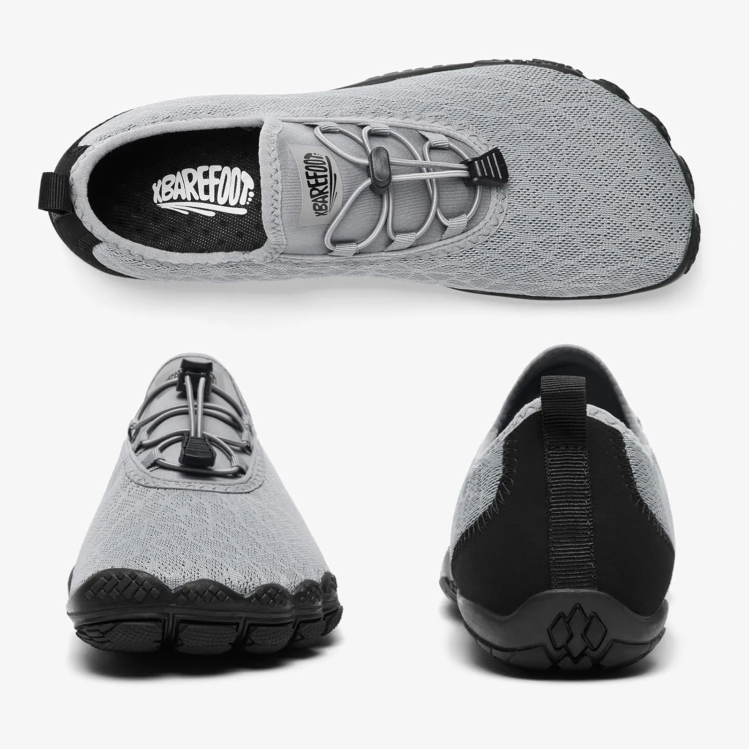 ALEADER Barefoot Water Shoes Men Non Slip Swim Beach Shoes for Hiking Walking River