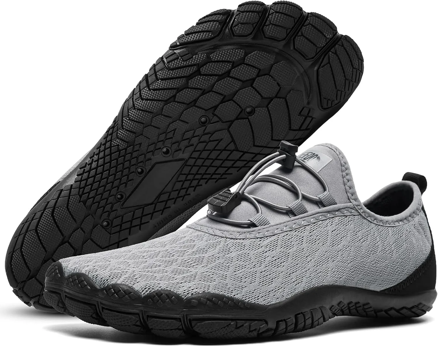 ALEADER Barefoot Water Shoes Men Non Slip Swim Beach Shoes for Hiking Walking River