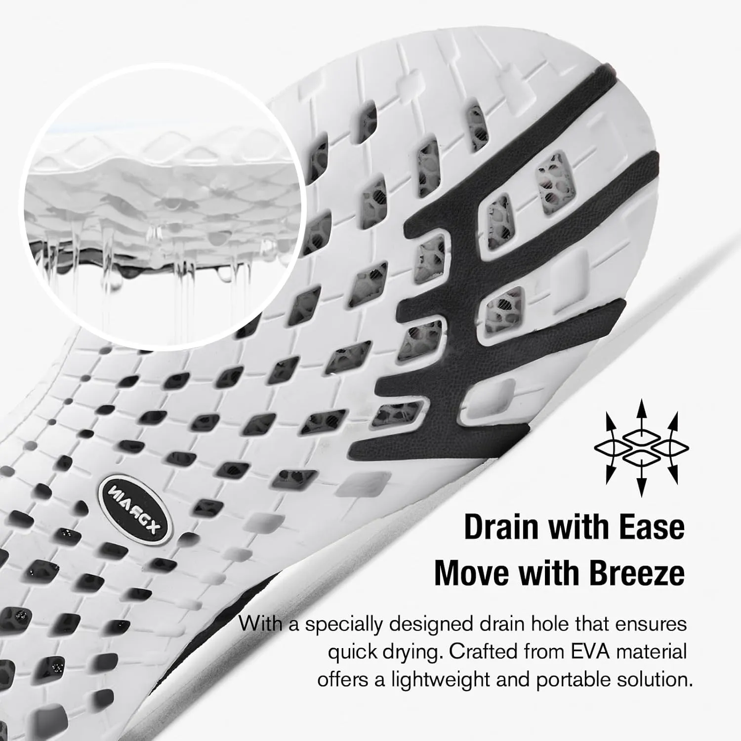 ALEADER Men's Quick Drying Aqua Water Shoes