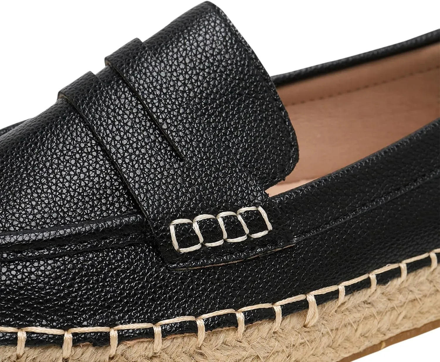 Alexis Leroy Women Closed Toe Slip On Casual Espadrilles Loafer Flat Comfort Shoes