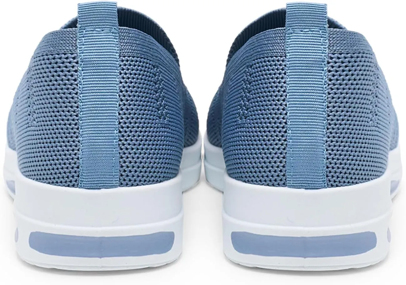 Alexis Leroy Women's Mesh-Comfortable Athletic Walking Shoes Slip On Casual Sneakers