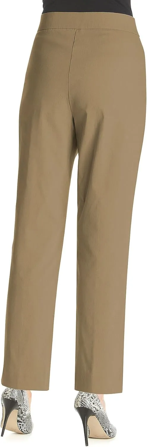 Alfred Dunner Women's Proportioned Medium Allure Slim Pant
