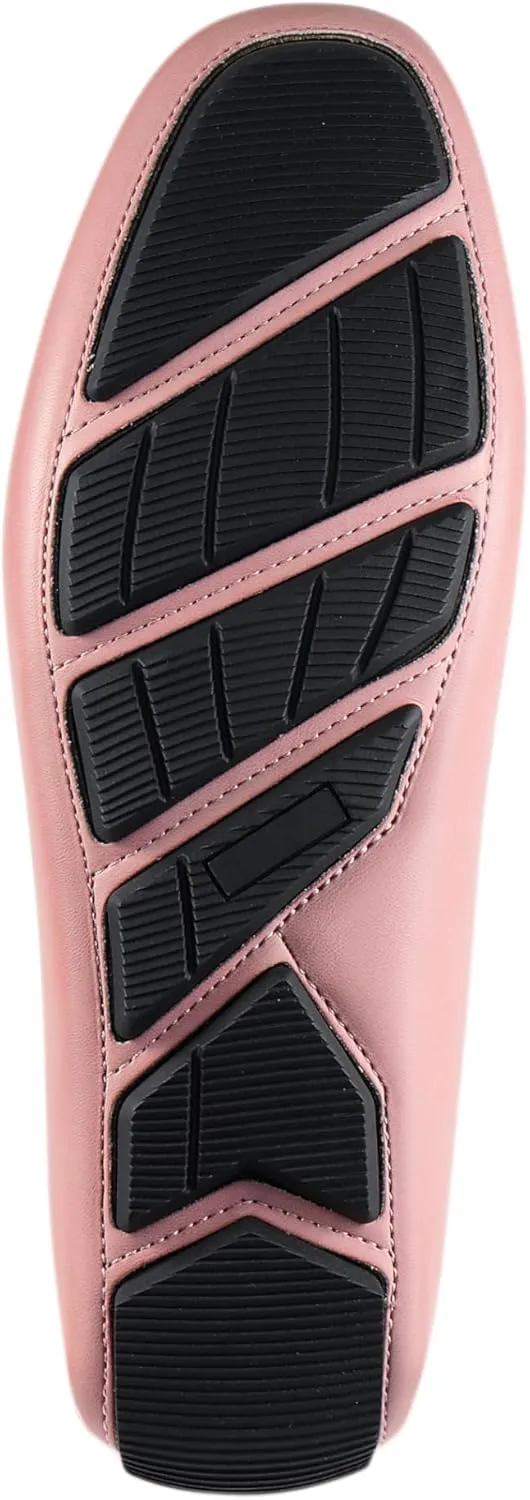 Amali Cola - Driving Moccasins for Men – Mens Slip On Loafers, Moccasins, Slip-on Dress Shoes - Driving Loafers with Matching Color Bit