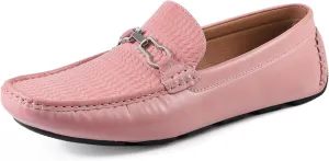 Amali Cola - Driving Moccasins for Men – Mens Slip On Loafers, Moccasins, Slip-on Dress Shoes - Driving Loafers with Matching Color Bit