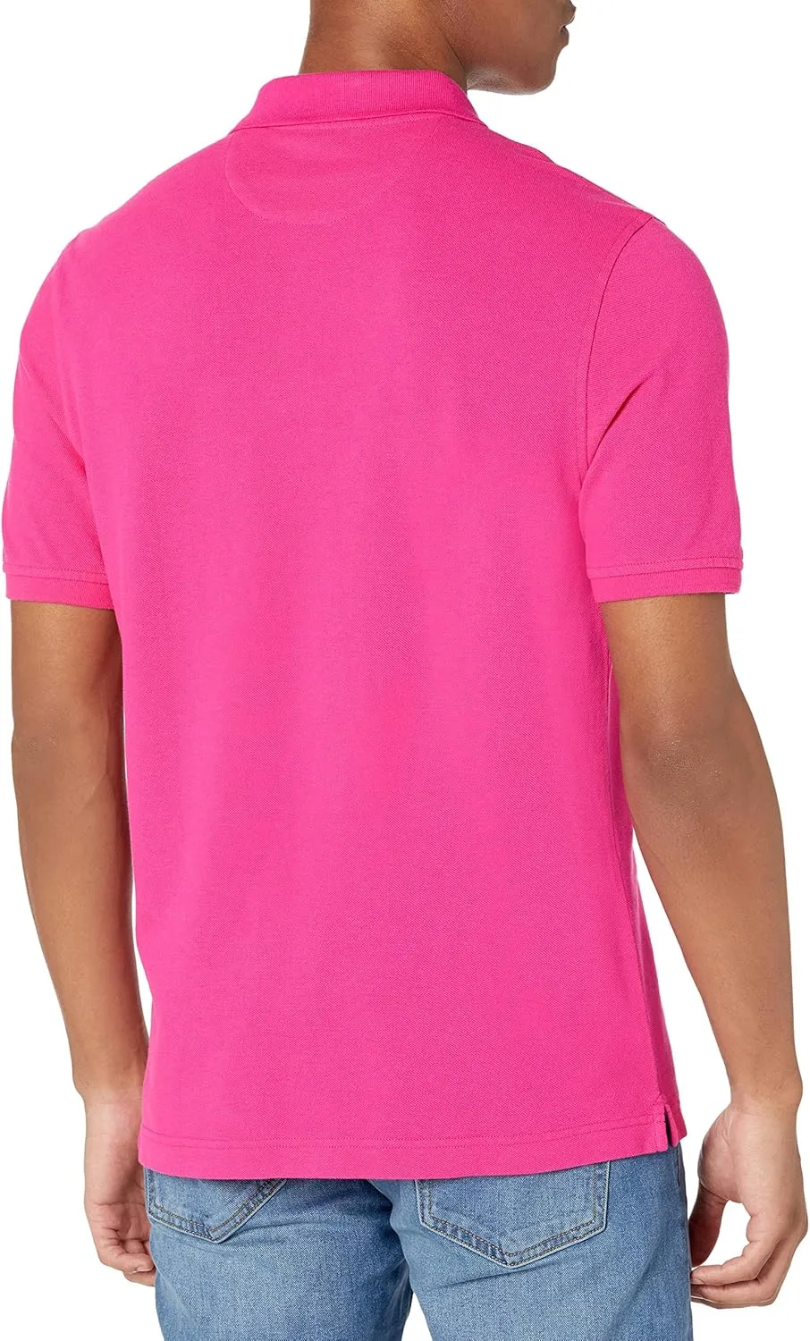 Amazon Essentials Men's Polo Shirts Short Sleeve, Slim-Fit Cotton Pique