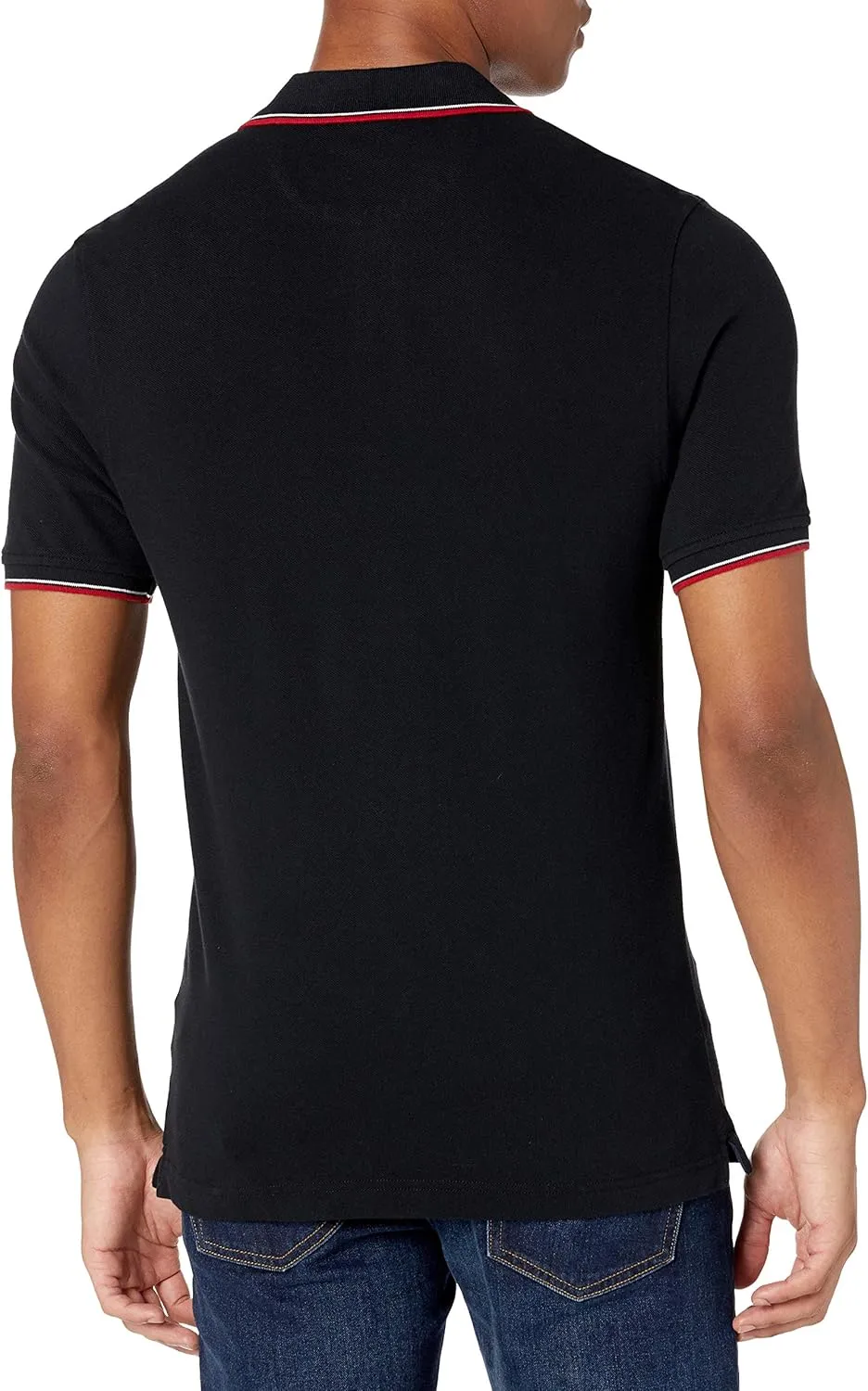 Amazon Essentials Men's Polo Shirts Short Sleeve, Slim-Fit Cotton Pique