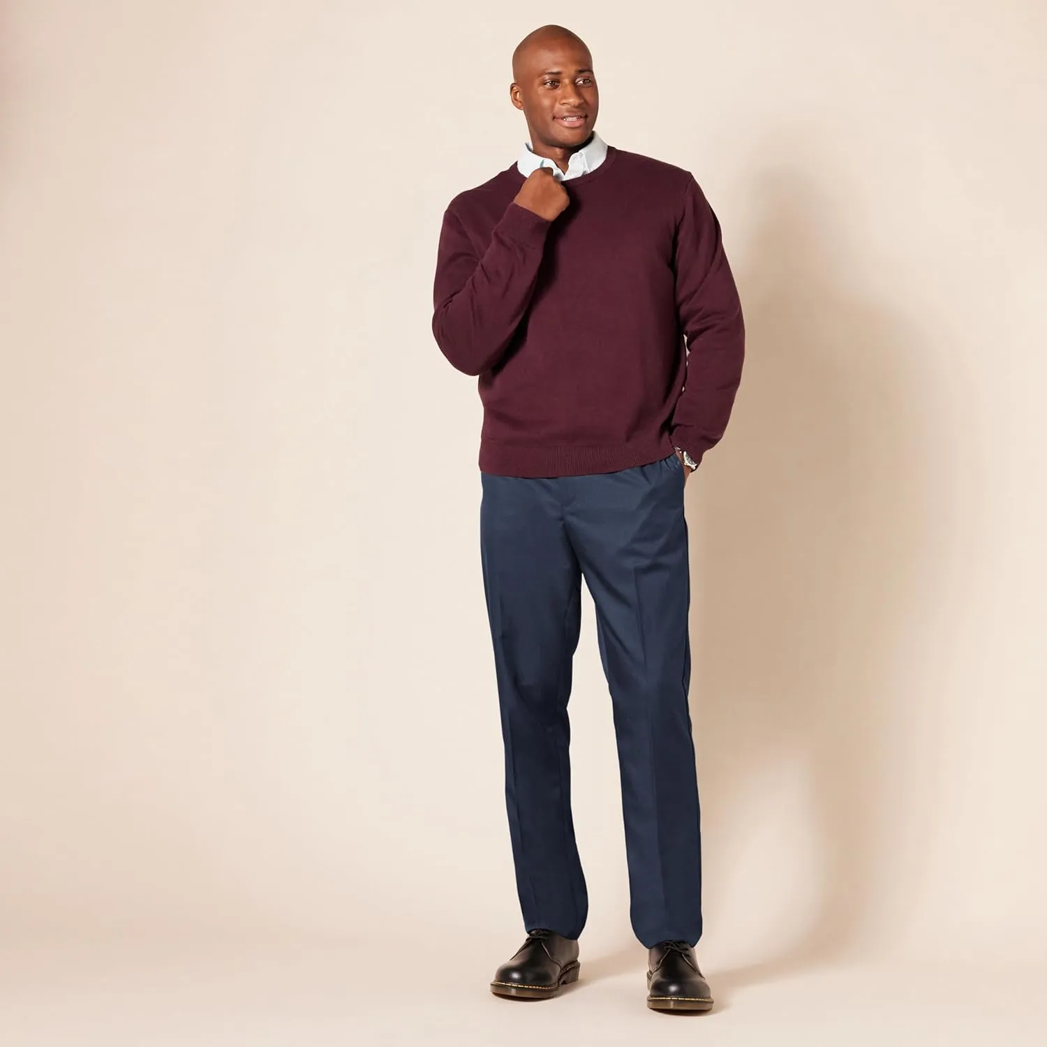 Amazon Essentials Men's Slim-Fit Flat-Front Dress Pant