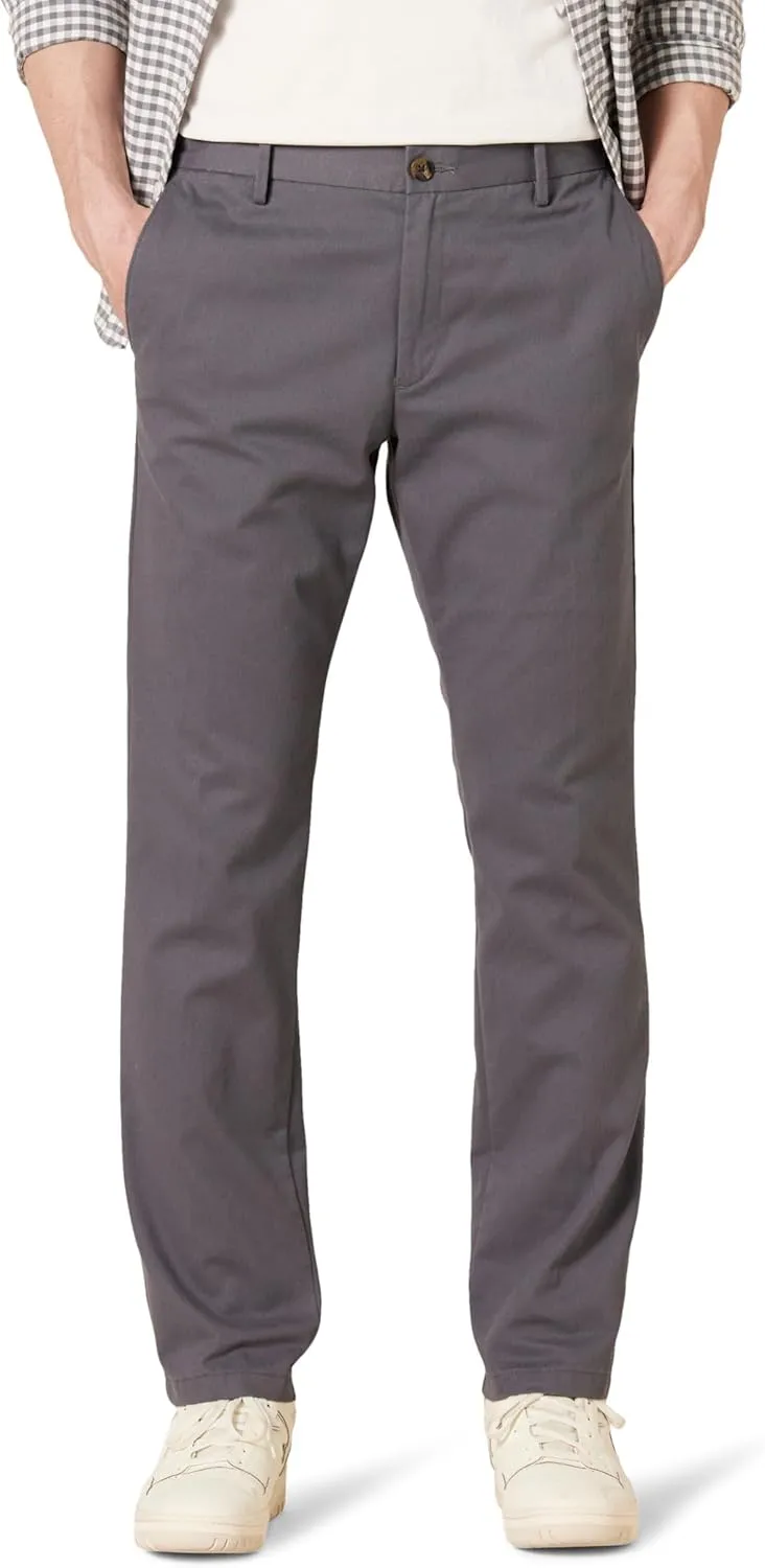 Amazon Essentials Men's Slim-Fit Wrinkle-Resistant Flat-Front Chino Pant