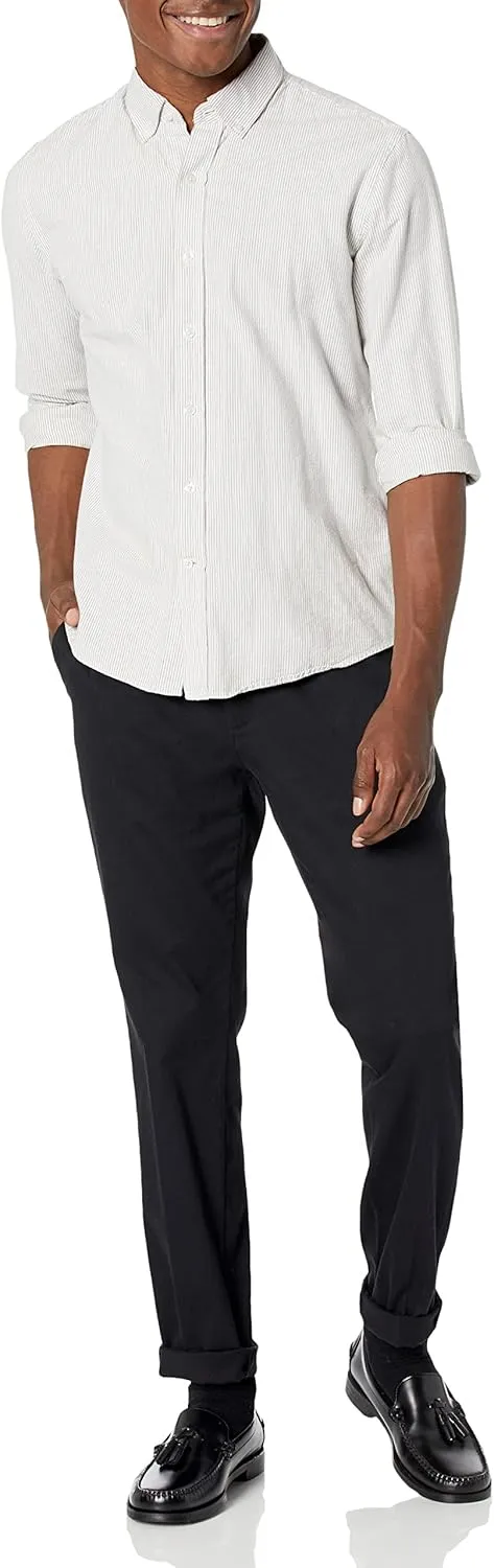 Amazon Essentials Men's Slim-Fit Wrinkle-Resistant Flat-Front Stretch Chino Pant