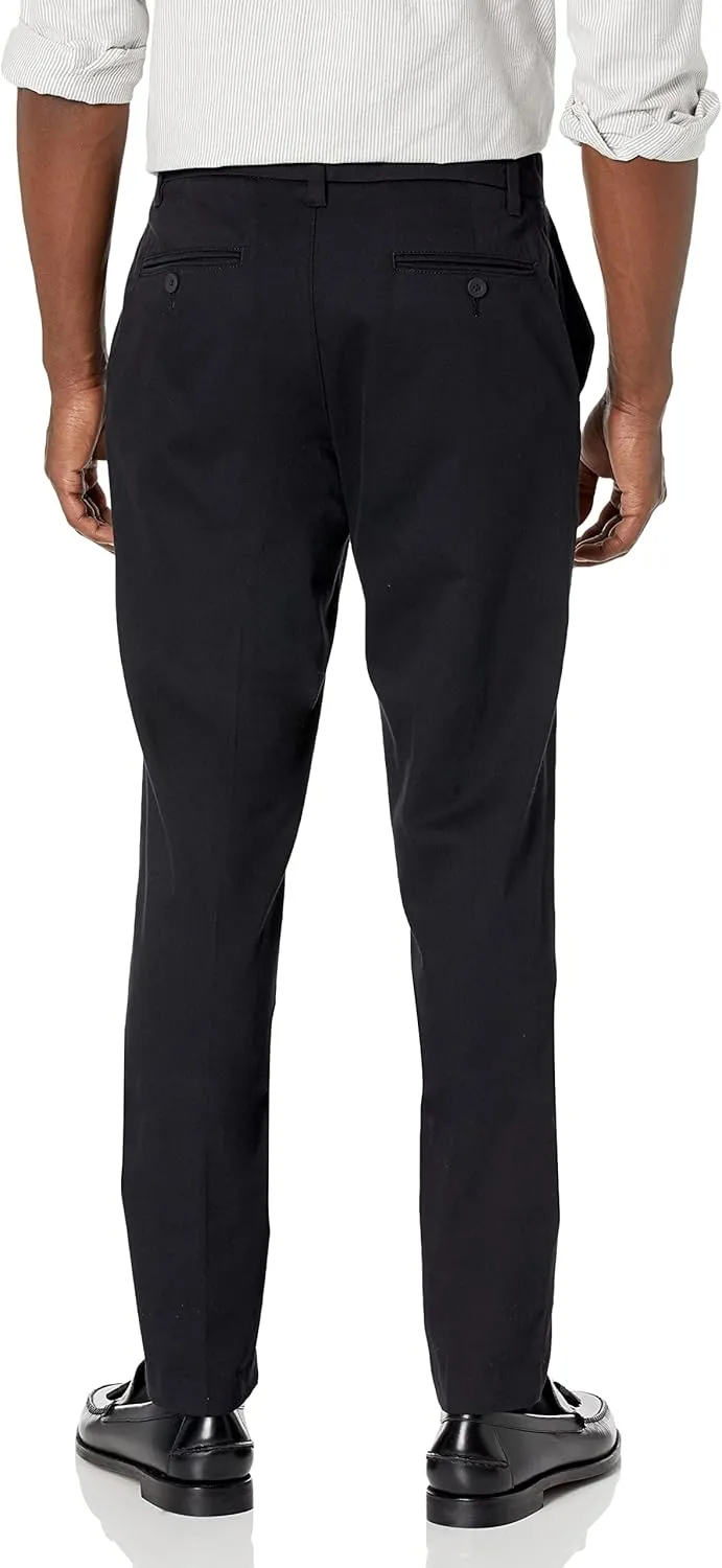 Amazon Essentials Men's Slim-Fit Wrinkle-Resistant Flat-Front Stretch Chino Pant