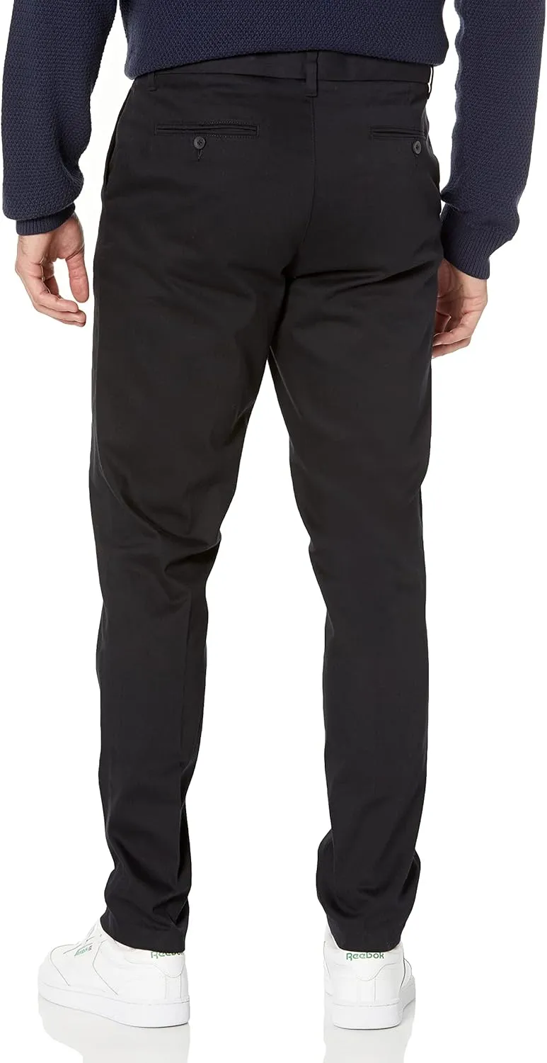 Amazon Essentials Men's Slim-Fit Wrinkle-Resistant Flat-Front Stretch Chino Pant