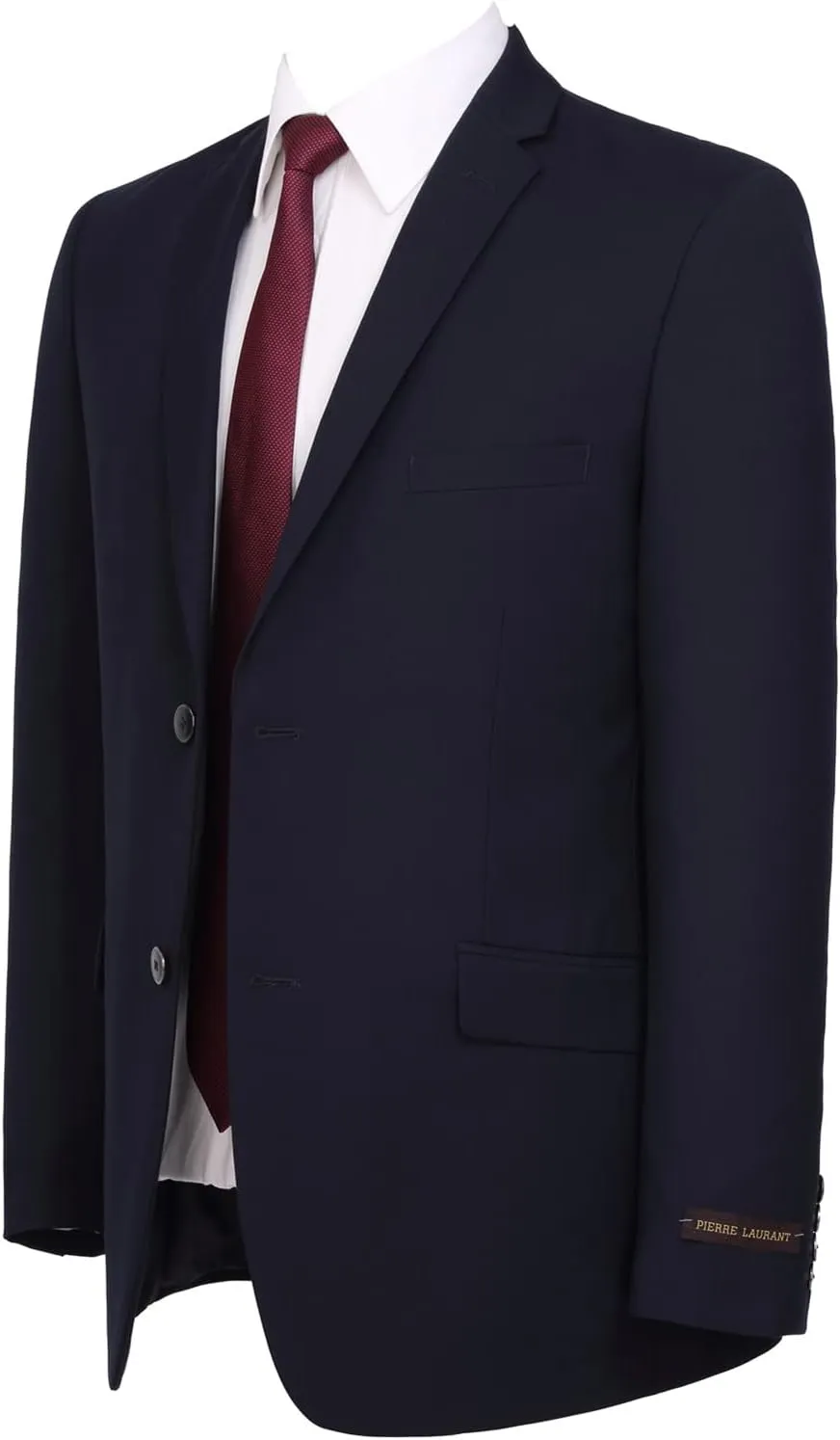 AMY ZHU Men's Slim Fit Suit 2 Piece Business Jacket Wedding Blazer & Dress Pants