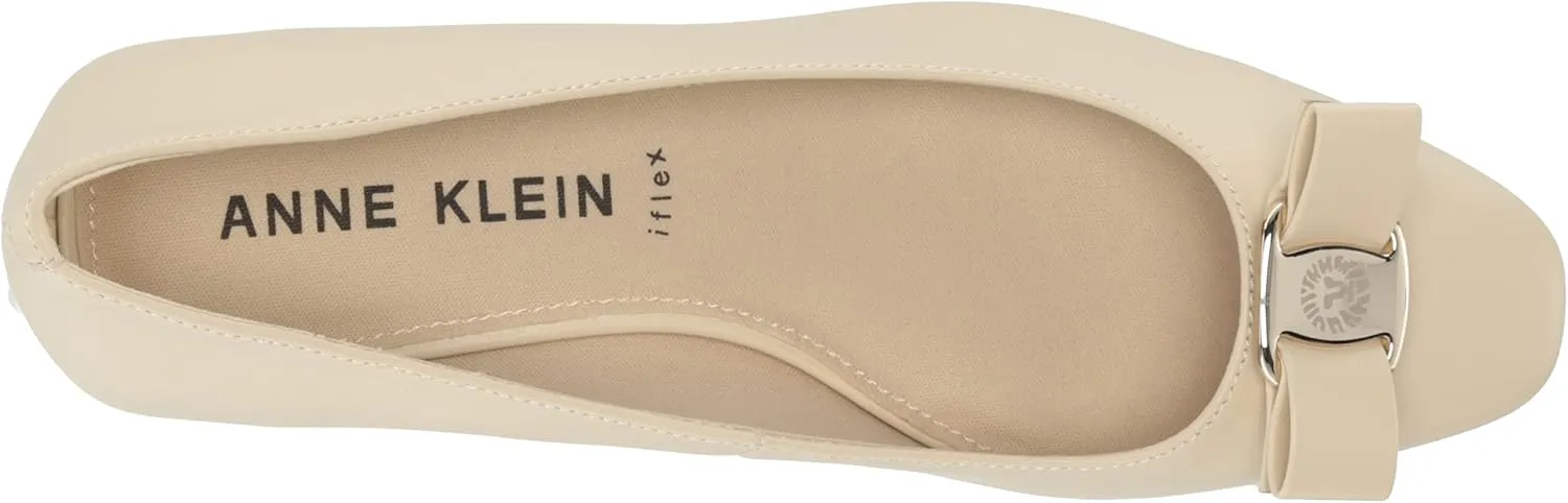 Anne Klein Womens Chella Patent Slip-On Loafers