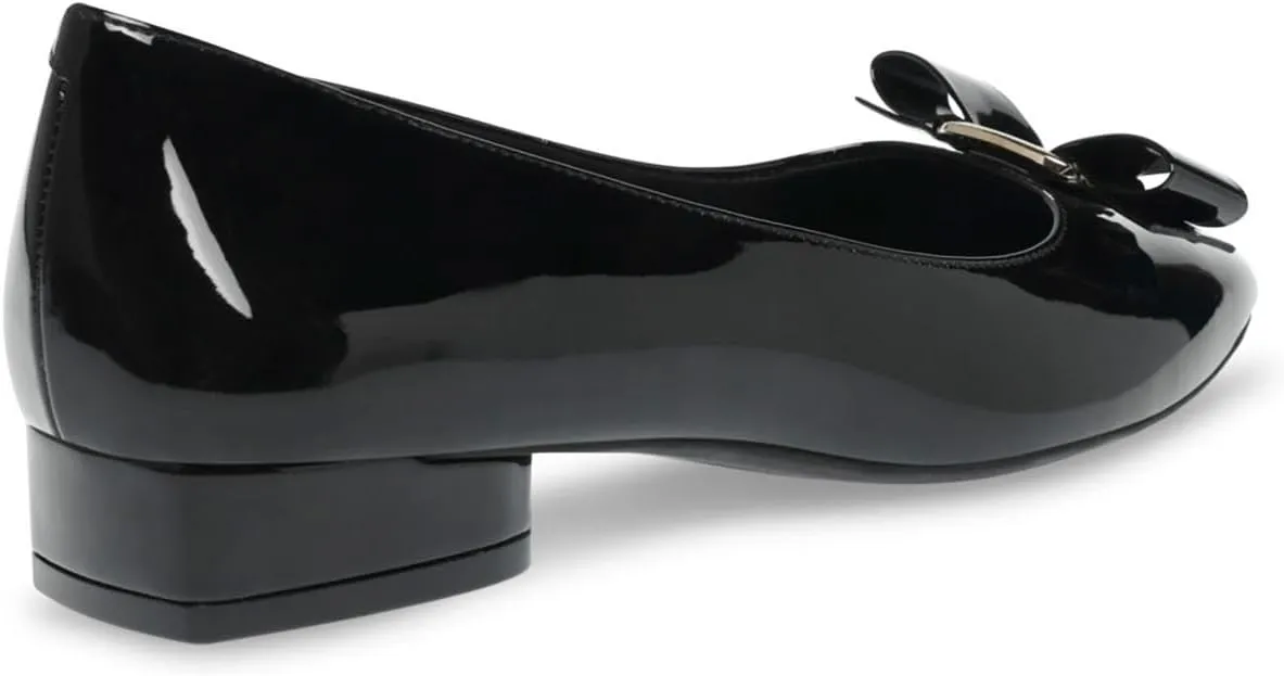 Anne Klein Womens Chella Patent Slip-On Loafers