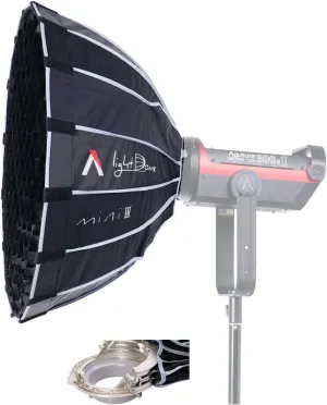 Aputure Soft Boxs Light Dome Mini III Softbox Lighting Studio Lighting Controls Modifiers Universal Bowens Soft Box for amaran 60/amaran 100/amaran 200/amaran 300c,150c