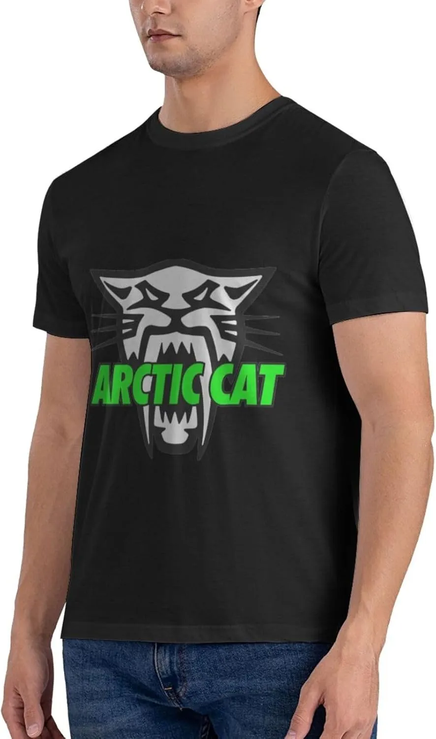 Arctic Cat Cotton Trend Round Neck T-Shirt Men's T-Shirt