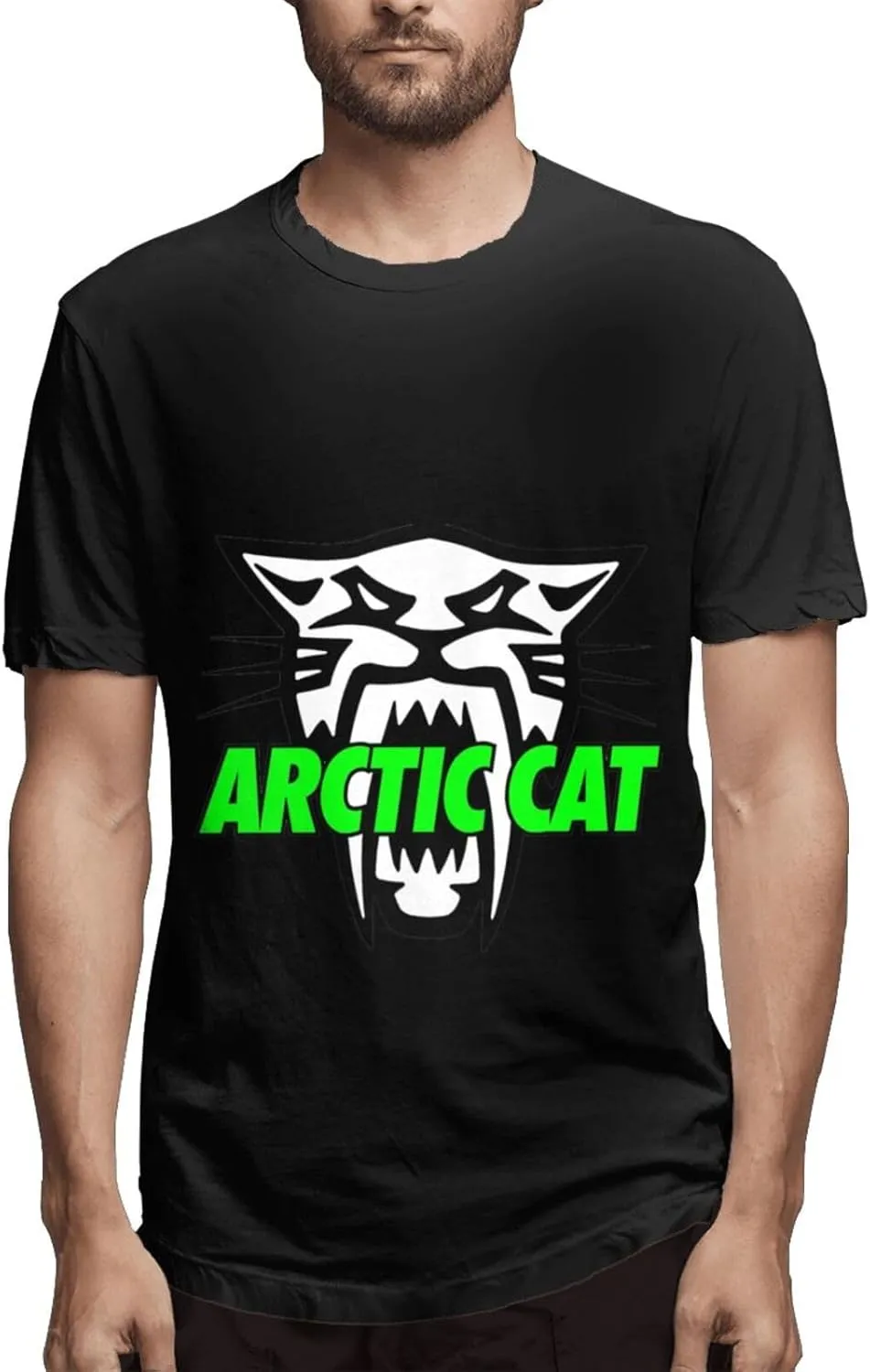 Arctic Cat Cotton Trend Round Neck T-Shirt Men's T-Shirt