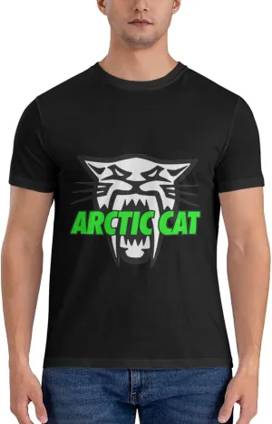 Arctic Cat Cotton Trend Round Neck T-Shirt Men's T-Shirt