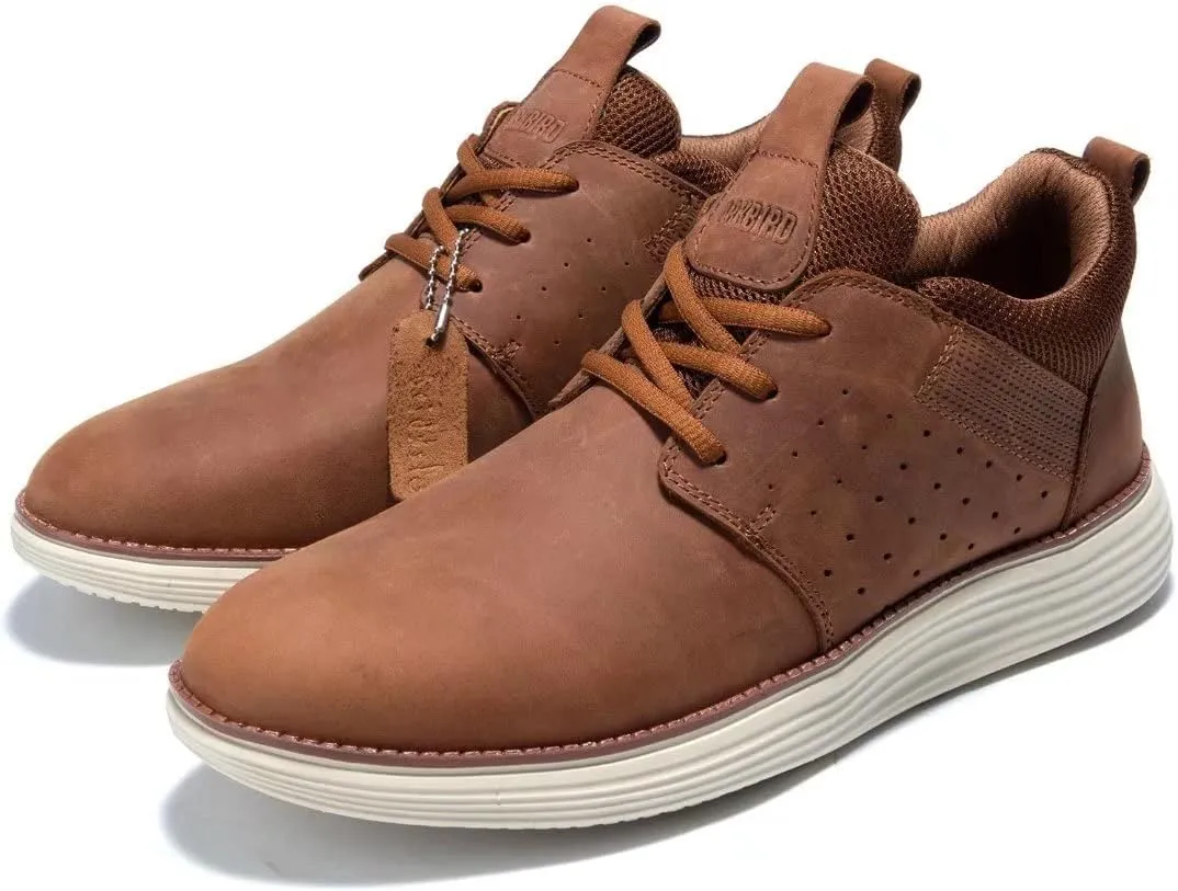 Arkbird Leather Loafers, Casual Slip-On Sneaker Shoes for Men