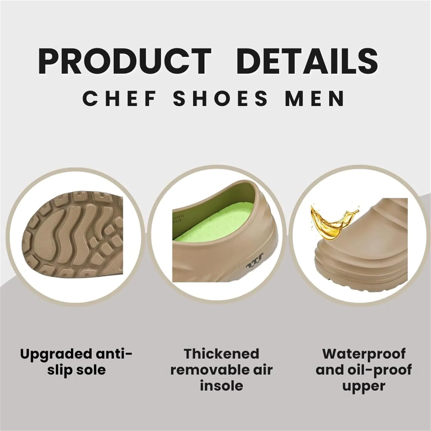 Armadillo Clogs Armadillo Chef Shoes for Women Men Slip Resistant Work Shoes for Women Oil-Proof & Wateriproof & Non-Slip Work Shoes Comfortable Lightweight Women's Clogs Nurse Shoes