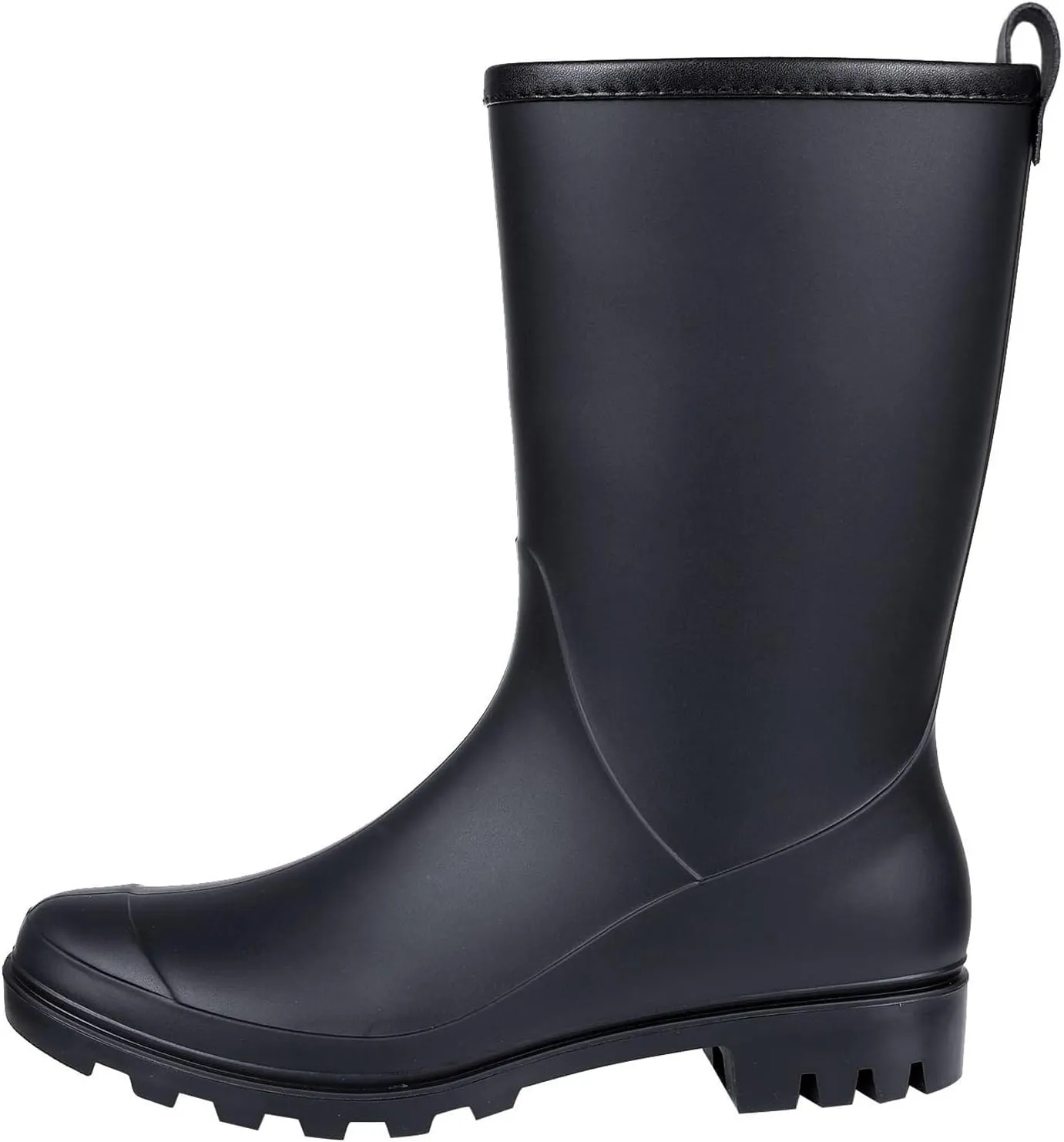 Asgard Women's Mid Calf Rain Boots Waterproof Garden Shoes Slip on Rubber Boots