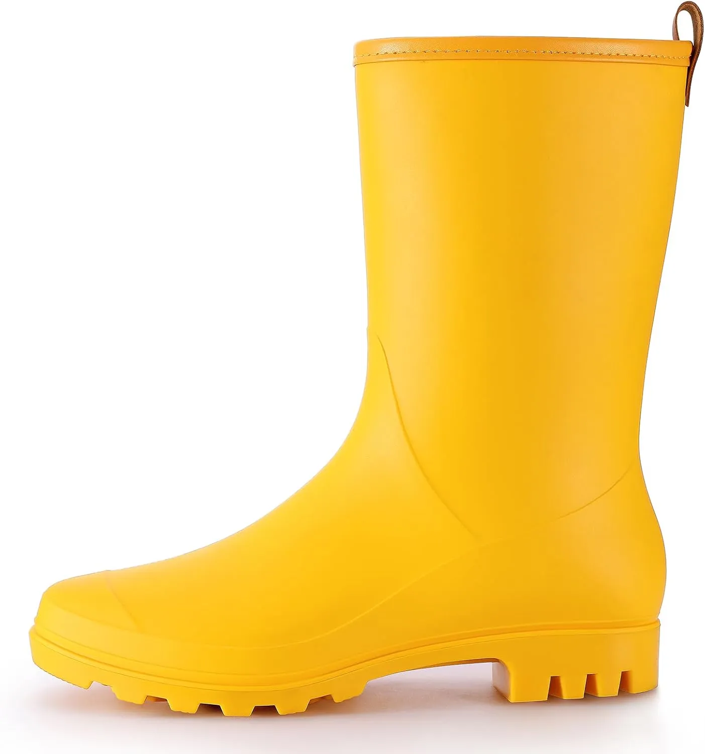 Asgard Women's Mid Calf Rain Boots Waterproof Garden Shoes Slip on Rubber Boots