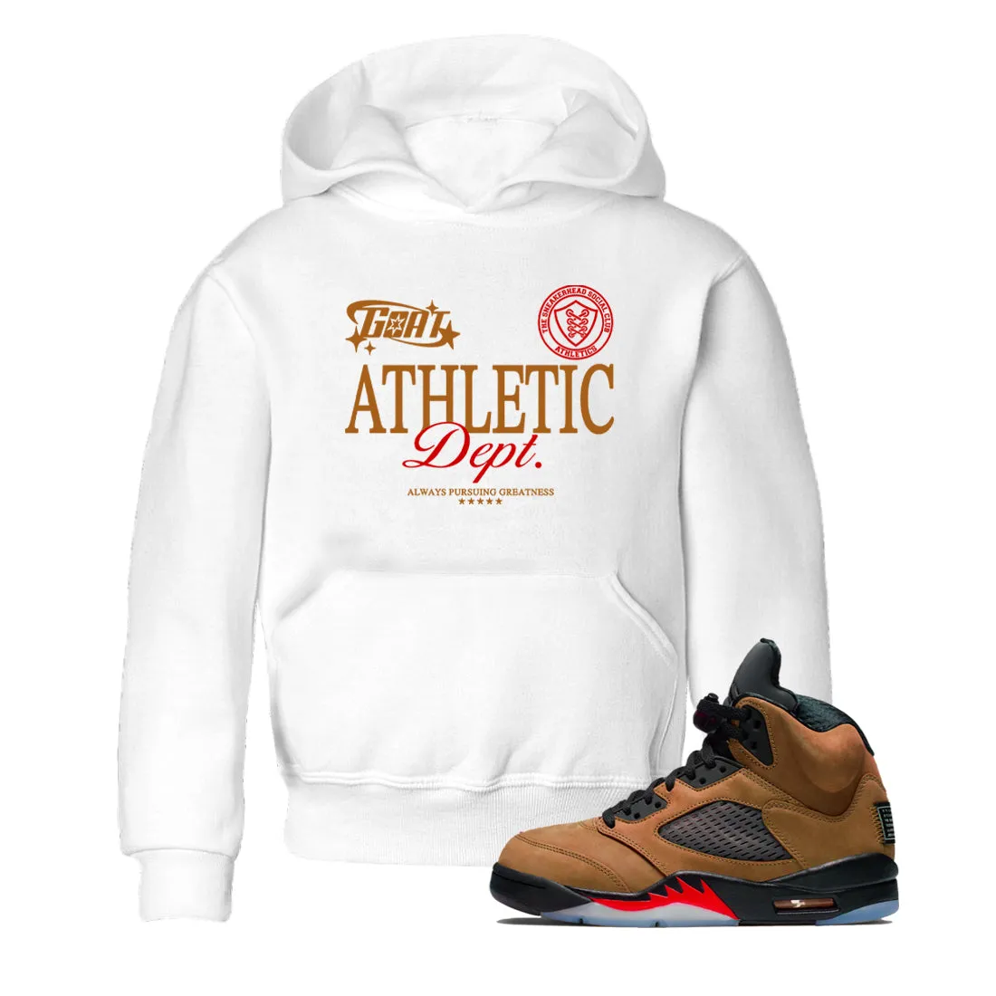 Athletic Brown Archaeo Tees SNRT Sneaker Kids Air 5 Curated selection Goat - Verified Jordan Dept