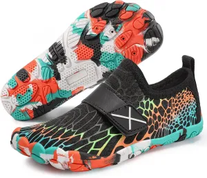 ATHMILE Kids Water Shoes Boys Girls Water Shoes Quick Dry Barefoot Beach Sports Swim Pool Summer Shoes(Little Kid/Big Kid)