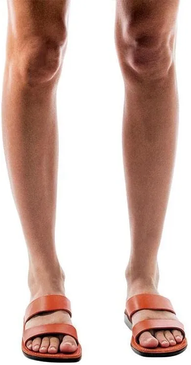 Aviv - Leather Wide Strap Sandal - Womens Sandals