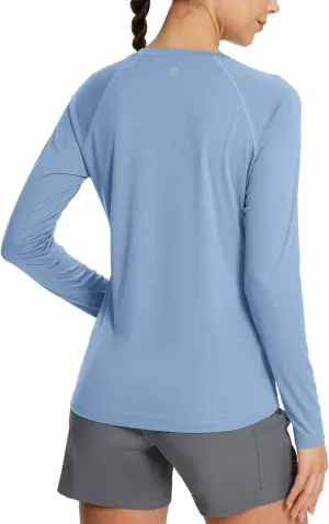baleaf Women's UPF 50  Sun Shirts Long Sleeve UV Protection Rash Guard Lightweight Quick Dry SPF Hiking Tops Outdoor